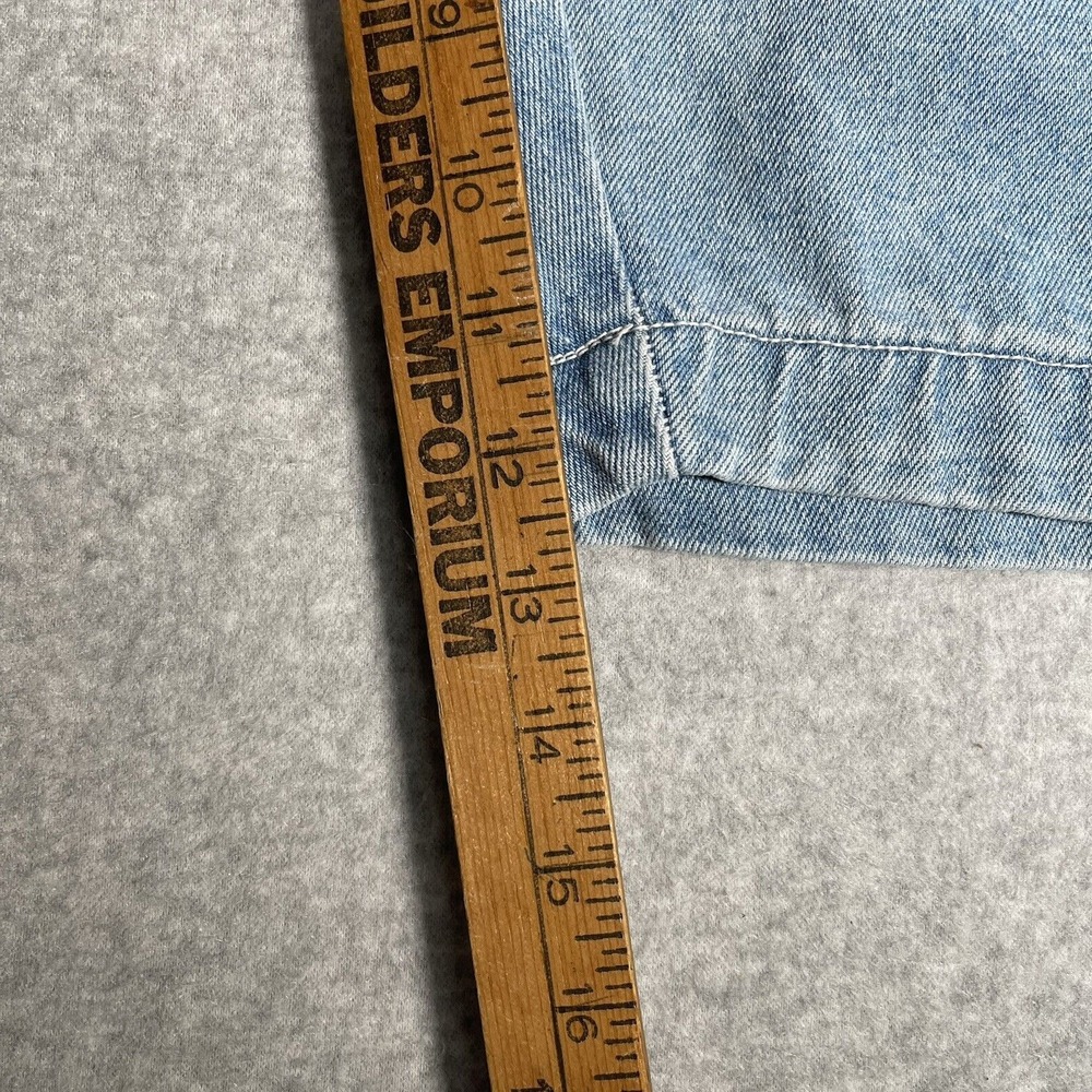 Vintage Y2K Karl Kani Jean Shorts 54 Baggy Wide Leg Jorts Blue Denim Hip Hop - Picture 9 of 12